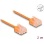 DeLOCK RJ45 võrgukaabel Cat.6 UTP 2m oranž