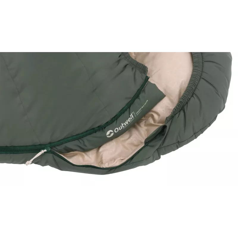 Laste magamiskott Outwell Convertible Junior (120-150 cm) - tolmuroheline Suurus: vasak