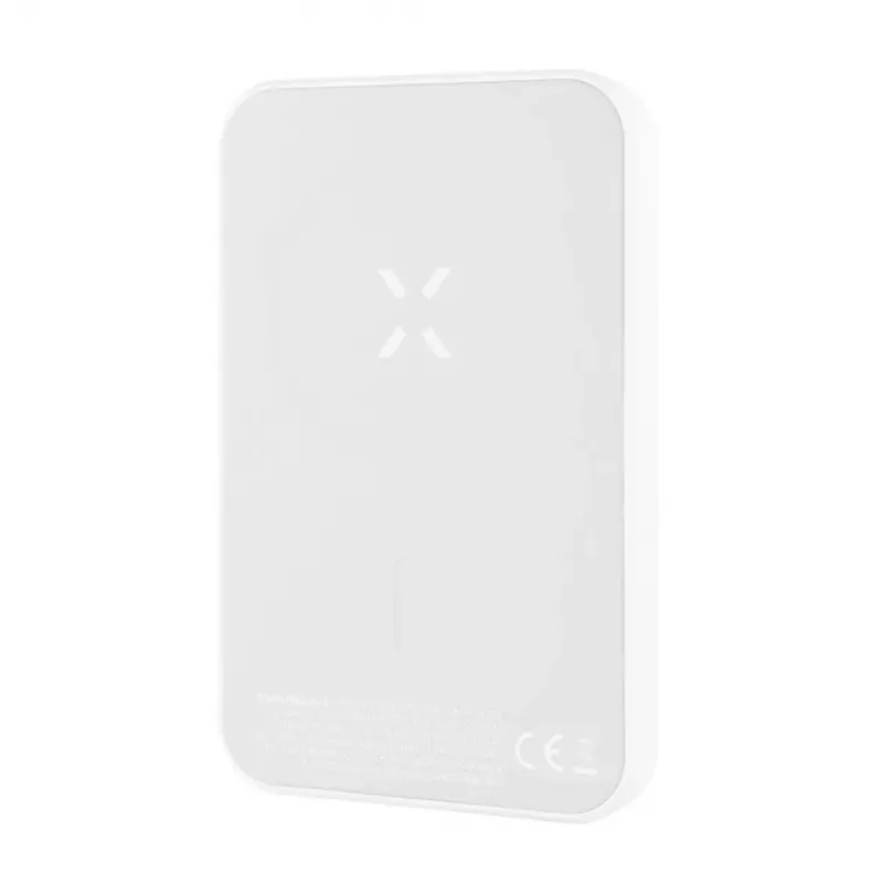 Kaasaskantav akupank FIXED FIXZENM-6-WH — 6000 mAh, USB-C kiirlaadimine, valge