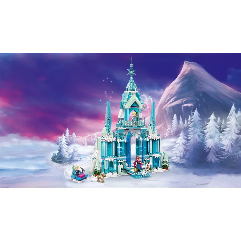 Ehitusmänguasi LEGO Disney Princess Elsa talvepalee 43244 – ehituskomplekt loovaks mänguks
