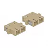 Fiiberoptiline adapter DELOCK SC emane–emane beež, 4 tk pakendis (mudel 85996)