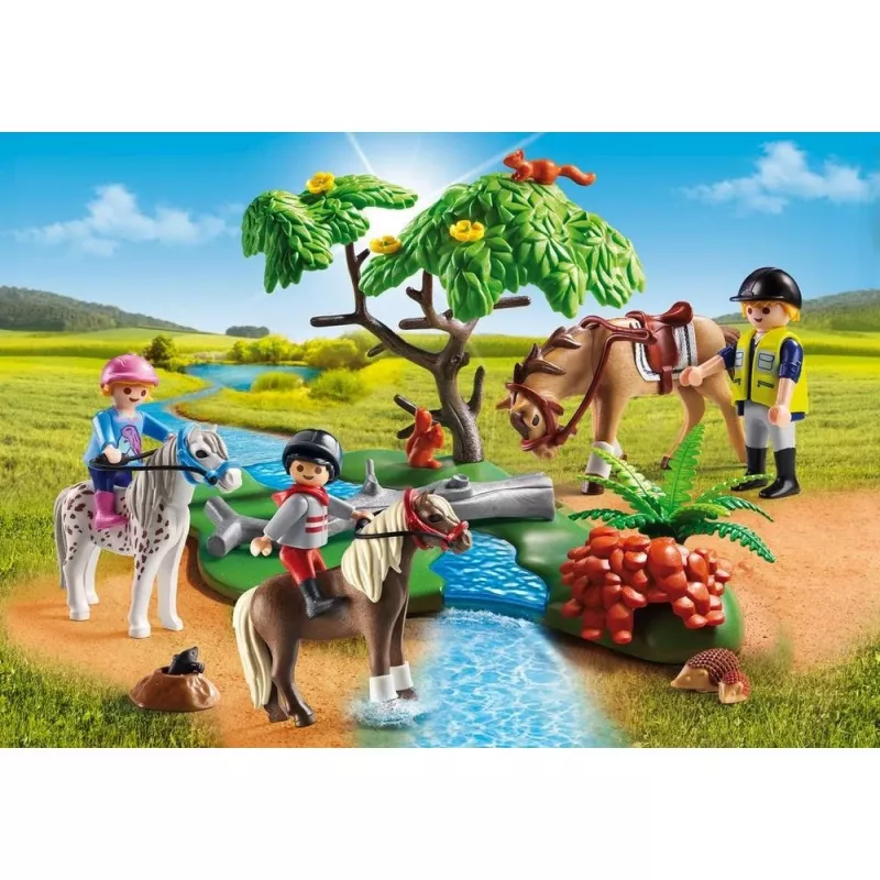 Playmobil Country Hobuse Seljas Sõit - Loom - Country Hobuse Seljas Sõit - 4 aastat - Mitmevärviline (5685)