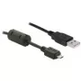 DeLOCK - USB-kaabel - USB-tüüp A, 4-kontaktiline (M) - Micro-USB, tüüp B (M) - 1 m (82299)