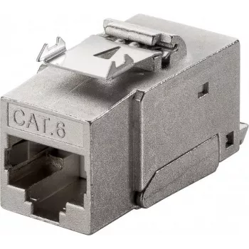 Wentronic Goobay CAT 6 KeyStone RJ45 Pesahoidik, STP Varjestatud, 250 MHz - Ühendus: LSA, tsinkvalatud korpus (90863)