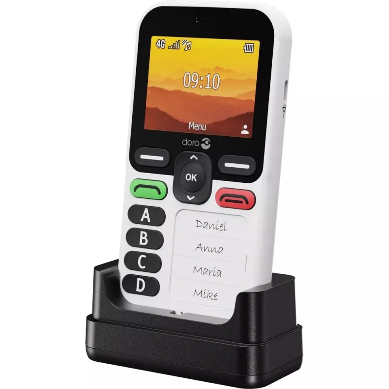 Nutitelefon Doro Leva X10 2,4-tolline 1150 mAh grafiit