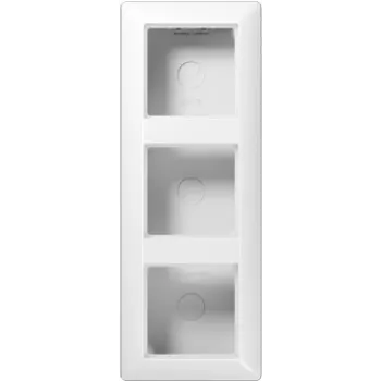 Jaotuskarp JUNG AS 583 A WW, süvistatav jaotuskarp, 85×227×47 mm, valge