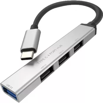 ROLINE USB3.2 Gen1 Hub 4x USB-A 1x 3.0+3x 2.0 Type C kaabel (14.02.5053)