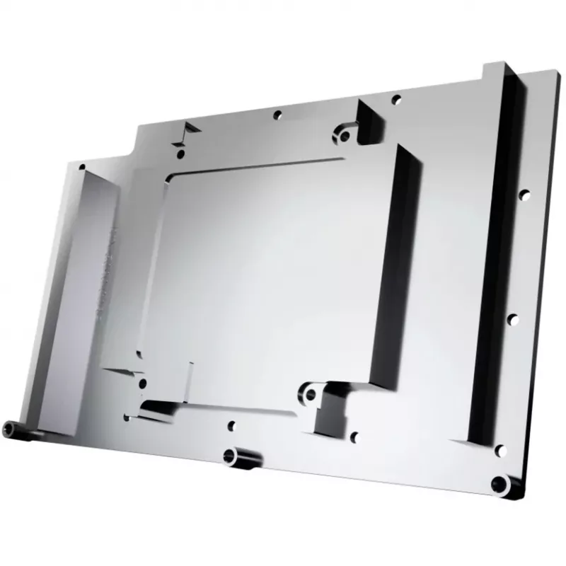 Alphacool Core Alumiinium Kroom Vask Must 148,5x201,4x34,4mm tagiplaat