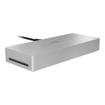 Razer Thunderbolt 5 dokk Mercury Valge — 4 USB-porti, 1 HDMI
