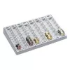 Mündiloendusplaat WEDO 290×200×45 mm Euro helehall 8 mündipesaga