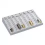 Mündiloendusplaat WEDO 290×200×45 mm Euro helehall 8 mündipesaga