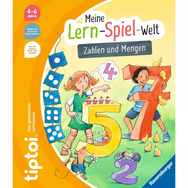 tiptoi Meine Lern-Spiel-Welt: Zahlen und Mengen, õpperaamat