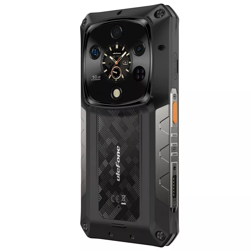 Töökindel nutitelefon UleFone Armor 28 Ultra 5G — 16 GB muutmälu, 1 TB salvestusruum, must