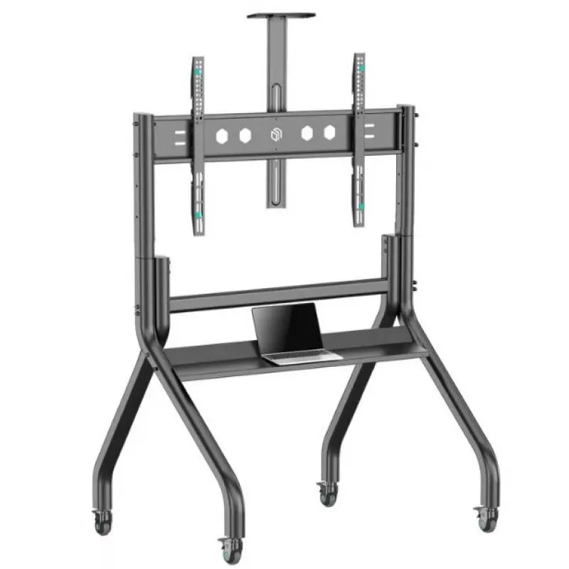 Mobiilne põranda-TV-alus ONKRON TS2080-B 60–120-tollistele teleritele, must