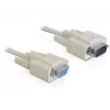Jadaühenduskaabel DeLOCK RS-232 1 m beež DB-9 82984