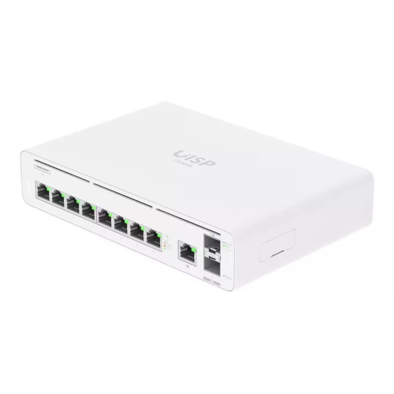 UBIQUITI UISP-Console-EU kontroller-lüliti-lüüs 2x 10G SFP+ 9x GbE RJ45