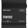 Teltonika TSW202 Hallatav L2 Gigabit Ethernet (10/100/1000) Power over Ethernet (PoE) Alumiinium, Sinine