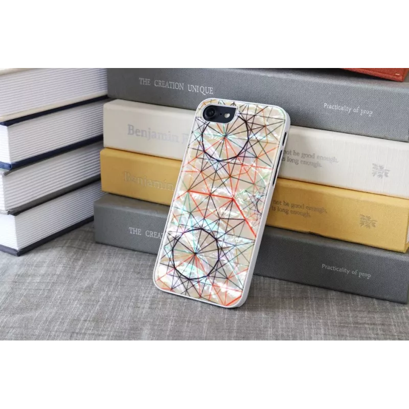 Kaitseümbris iKins Apple iPhone 8/7-le — artist Valge