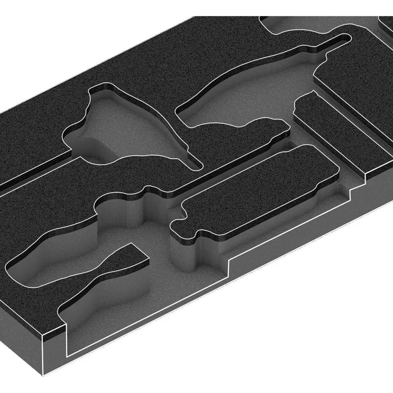 Vahtplastist sisu Wera 9813 kuuskantkruvikeerajate komplektile — tühi, must/hall