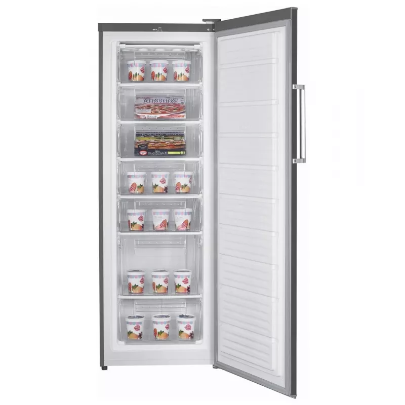 Sahtelsügavkülmik MPM MPM-245-ZS-17, 242 L, inox, eraldiseisev, 7 sahtlit, ümberpööratav uks