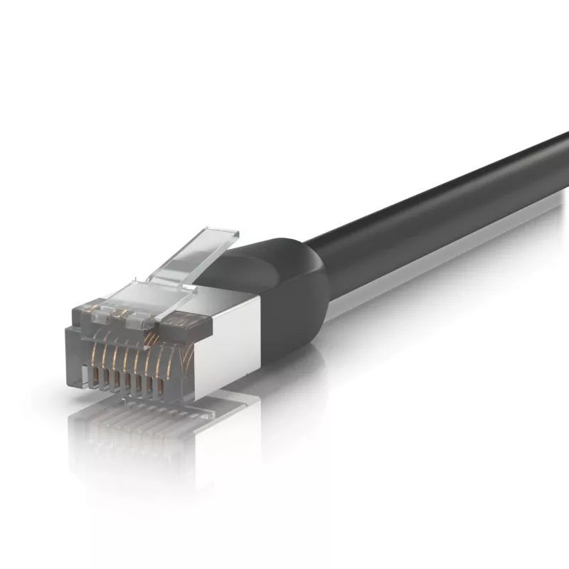 Võrgukaabel Ubiquiti UACC-CABLE-PATCH-OUTDOOR-2M-BK RJ-45 Cat5e 2m Must