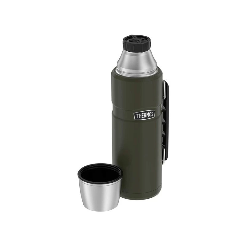 Termopudel THERMOS TH-170028 470 ml, vaakumisoleeritud roostevaba teras, sõjaväeroheline, 24 h kuum/külm