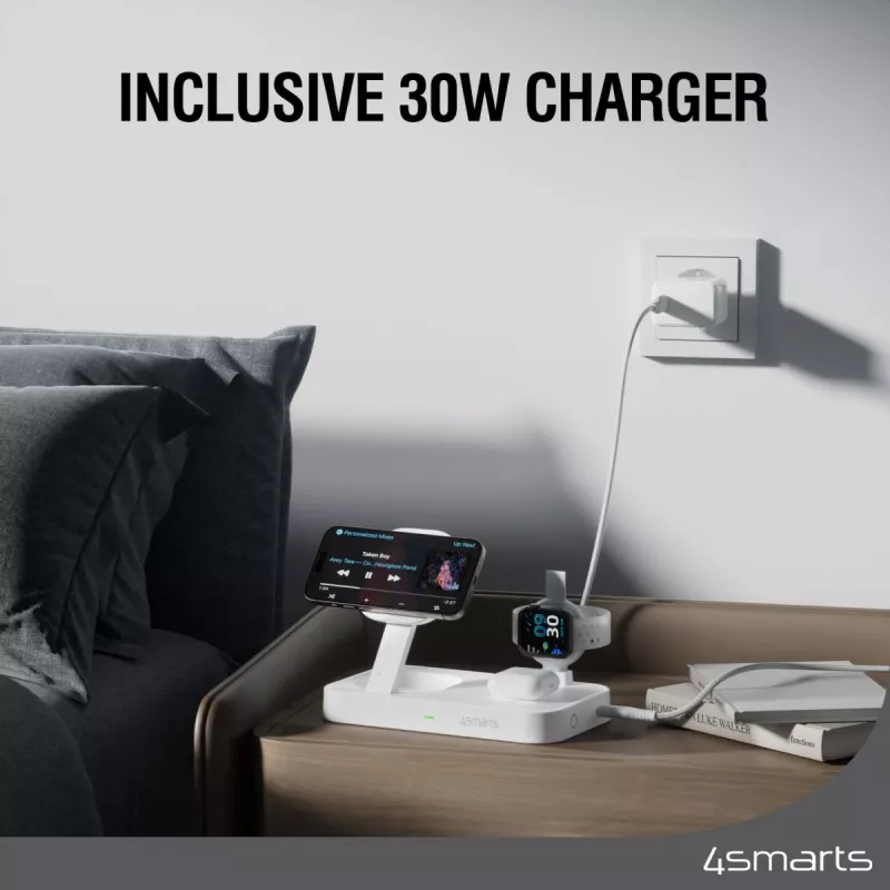 4smarts 540999 toiteadapter valge