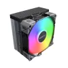 Õhkjahuti Montech NX400 ARGB, 120 mm ventilaator, FDB, 800–1950 p/min, TDP 270 W, must