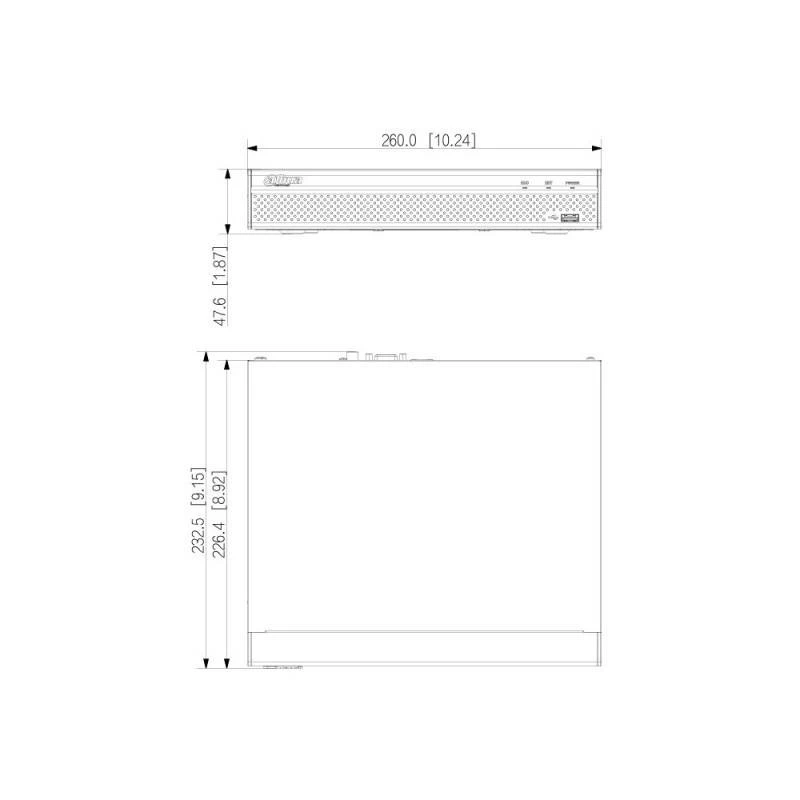 Dahua Technology DHI-NVR4108HS-4KS3 võrgusalvesti 1U must