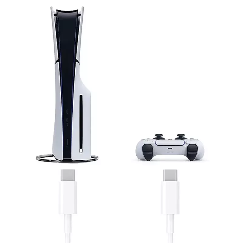 USB-C laadimis- ja mängukaabel SUBSONIC SA5634 PS5-le — juhtmega laadimine ja andmeside