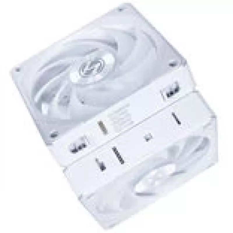 120 mm korpuseventilaator Lian Li UNI FAN CL Wireless — valge, juhtmevaba RGB juhtimine, ahelühenduse tugi