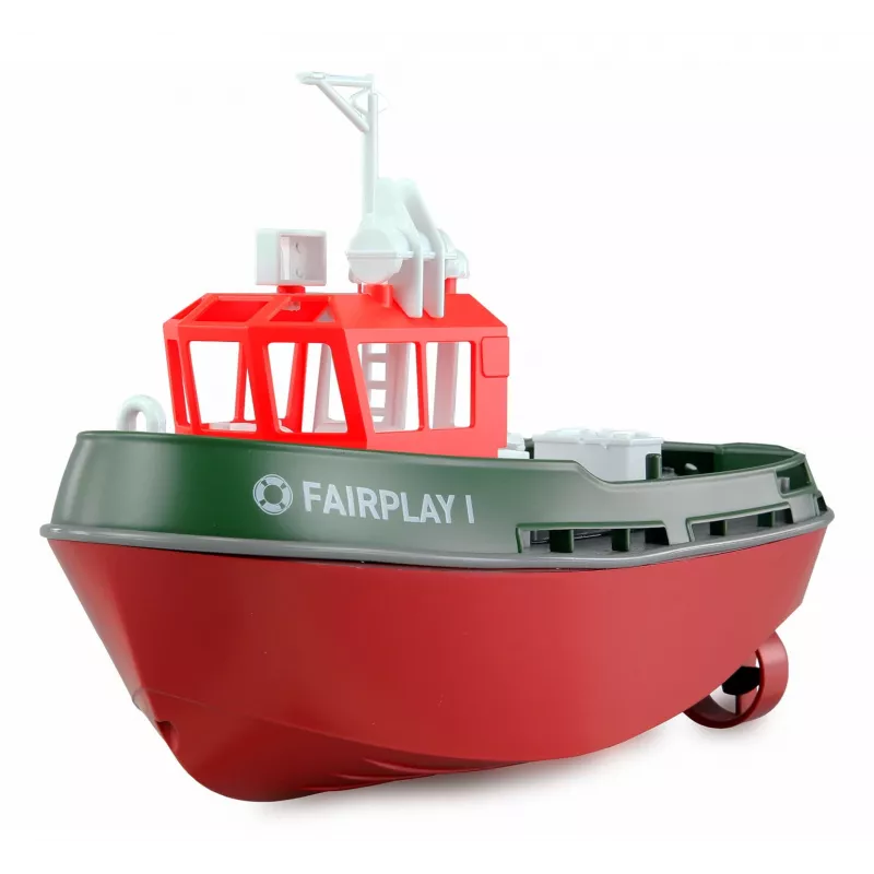 Raadio teel juhitav paat Amewi Fairplay I 1:72 RTR, roheline, 2,4 GHz