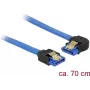 SATA kaabel DeLOCK 84986 0,7 m SATA 7-pin Must Sinine