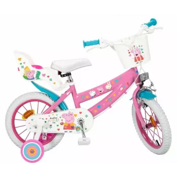 Lastejalgratas 14 Peppa Pig roosa 1495 TOIMSA
