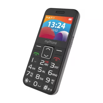 myPhone HALO 3 LTE | Must | 2.4 tolli | IPS | 48 MB | 128 MB | Dual SIM | Nano SIM | 3G | Bluetooth 2.1 | USB Type-C | Sisseehitatud kaamera | Põhikaamera eraldusvõime 0,3 MP