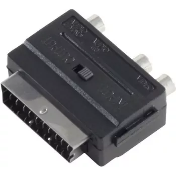 Kaabli adapter SCART 3xRCA ShiverPeaks BS94034