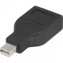 DisplayPort adapter Renkforce 1391524 — 1x Mini-DisplayPort pistik 1x DisplayPort pesale, must