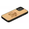 Kaitsev telefoniümbris Man and Wood iPhone 12 mini jaoks — lapselik kalamotiiv