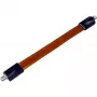 Wentronic Goobay SAT akenläbiviik, üliõhuke (0,3 mm), pruun-must, 0,2 m - F-pesa F-pesa (11953)