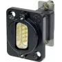 Neutrik NADB9MF-B kaabeladapter VGA must - roostevaba teras (NADB9MF-B)