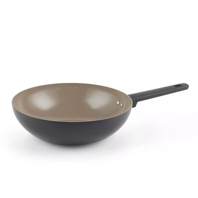 Praepann Salter BW12882EU7 28 cm keraamiline mittenakkuva kattega