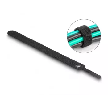 Takja-kinnitusega kaabliside DELOCK 19010 150x12mm must 10 tk