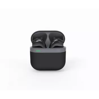 Bluetooth-peakomplekt GEMBIRD TWS-02-BK, kõrvasisene TWS, must/hall, kuni 5 tundi esitusaega, sisseehitatud mikrofon, laadimisümbris