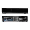 SilverStone MILO ML03 - Lauaarvuti - Mikro-ATX - ilma toiteplokita (ATX / PS/2) - Must - USB/Audio (SST-ML03B-R)