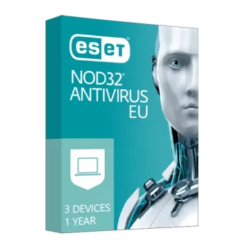 ESET NOD32 Antivirus – 3 seadet, 1 aasta, ESD EU