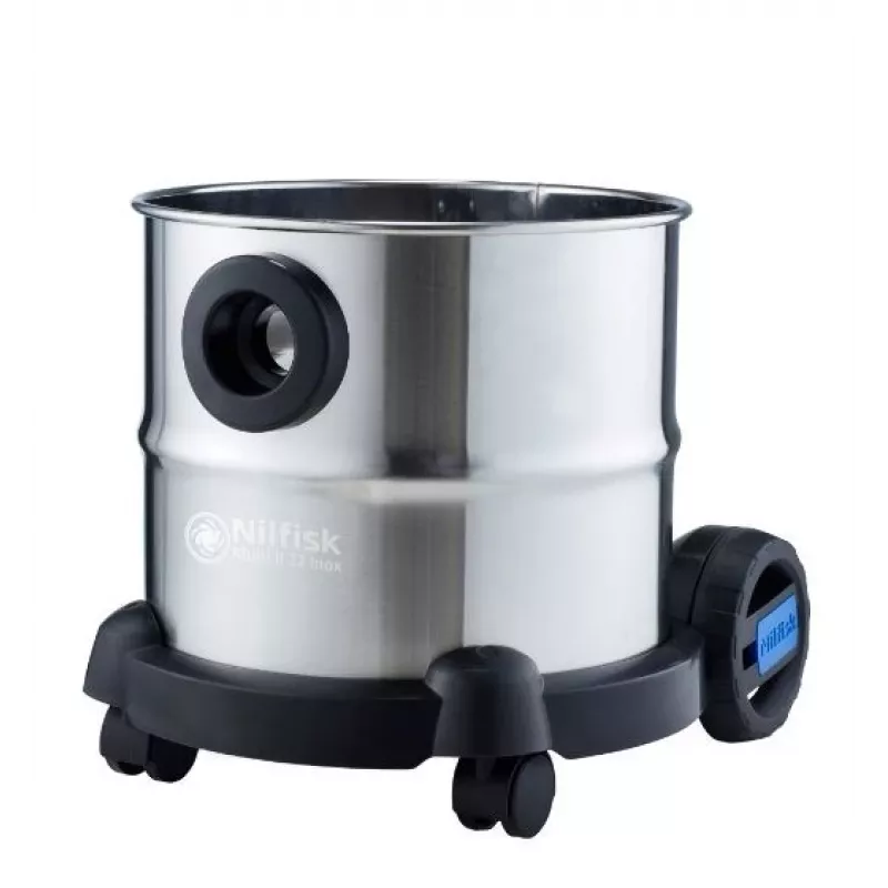 Nilfisk MULTI II 22 roostevabast terasest trummel, tolmuimeja, märg- ja kuivpuhastus, 1200 W, tolmukott
