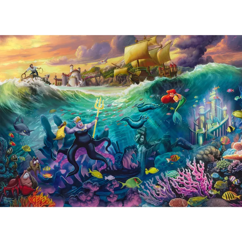 Thomas Kinkade Studios: Disney - Ursula, Pusle 1000 tükki