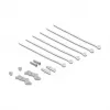 Patch-paneel DELOCK Mini Desktop RJ45 6-pordiline Cat.6A varjestatud, metall, must, 80×22×125 mm