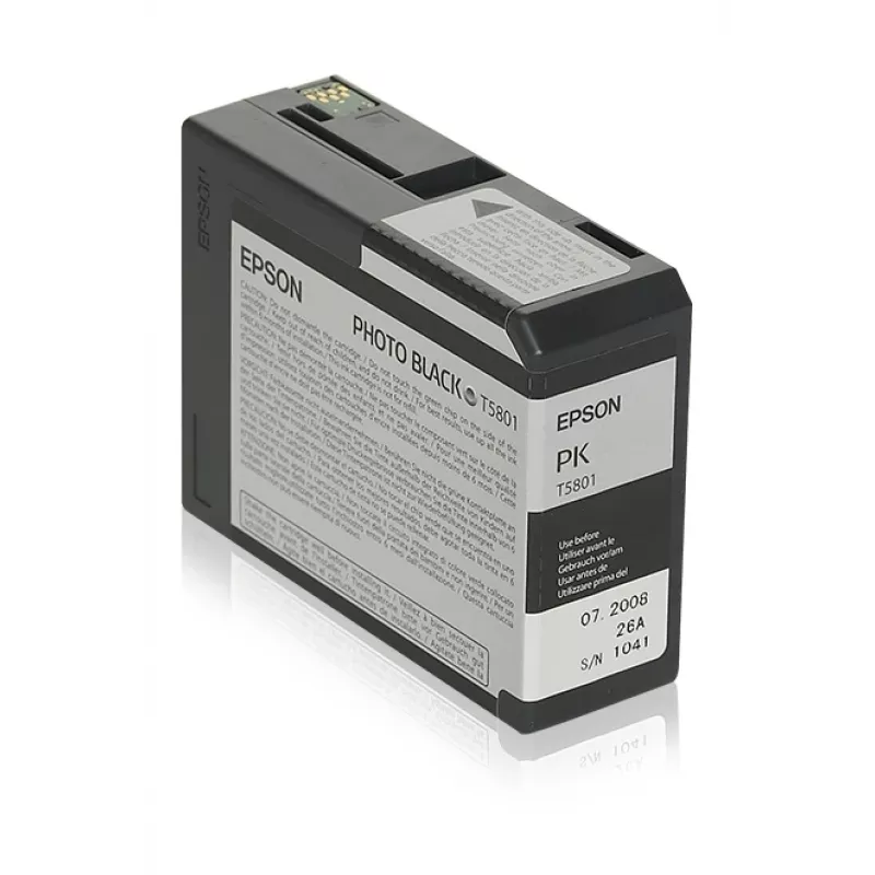 Epson Singlepack Photo Must T580100, Fotone must, Värvipõhine tint, 80 ml, 1 tk