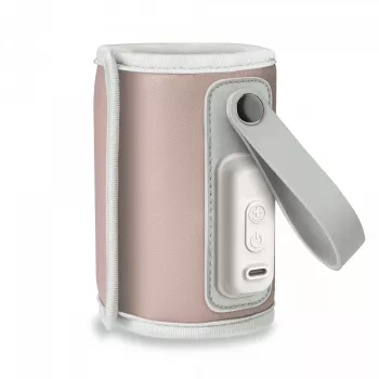 Pudelisoojendaja Lionelo Thermup Go Pink — kaasaskantav pudeli- ja toidusoojendus beebi toitmiseks